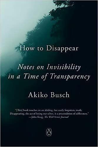 预订 how to disappear: notes on invisibility in a time of