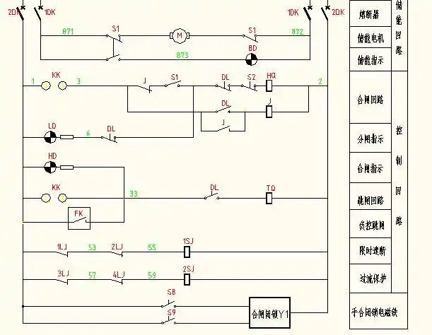 二次回路图中几个问题请教