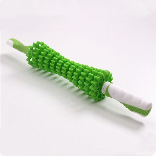 肌肉放松小擀按摩滚轴狼牙棒腿部瑜伽弹力筋膜手动按摩器