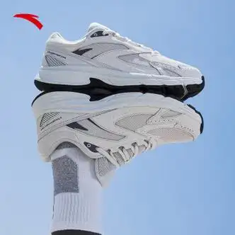 安踏(anta)复古跑步鞋女2023春季新款时尚老爹鞋休闲运动鞋子