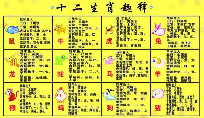 生肖属性相匹配时间是从哪里来的