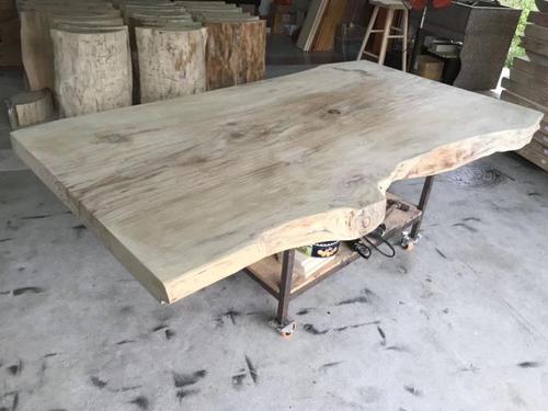 定做松木实木整板整张原木长方形桌面板大板办公茶桌酒吧吧台面板