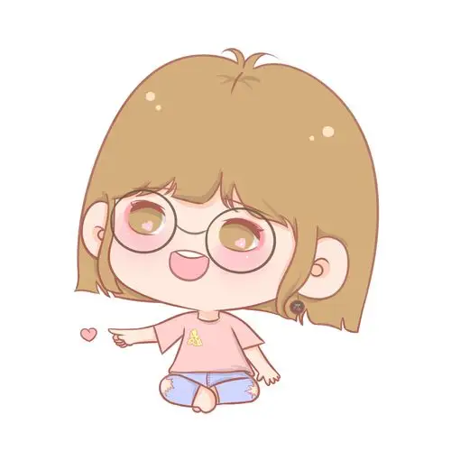 q版人物创作 一颗少女心哦:cherry_blossom