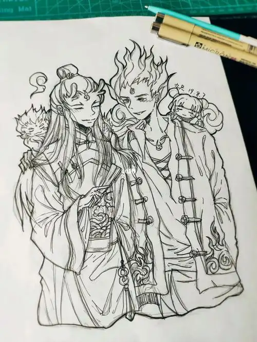 哪吒敖丙78自古红蓝出cp