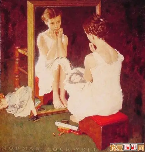 美国画家诺曼·洛克威尔人物油画作品赏析(3)_世界名画_百科_我爱画画