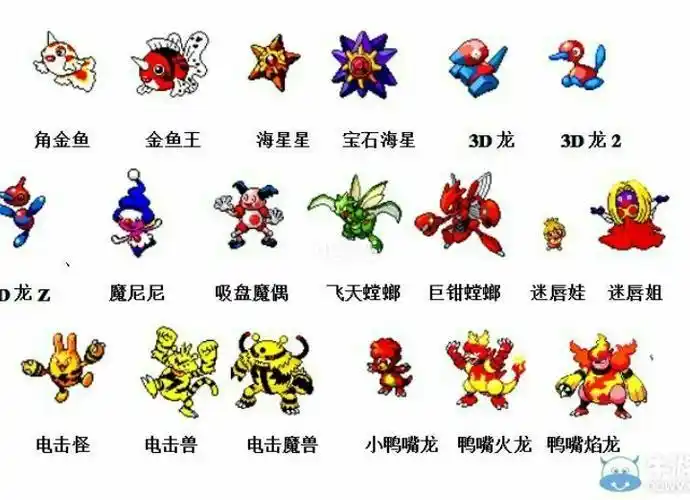 精灵宝可梦简笔画精灵宝可梦里面的神奇宝贝精灵