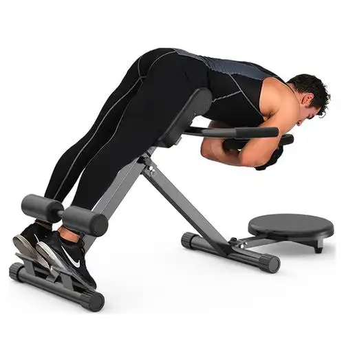 折叠罗马椅魅扣健身器多功能罗马凳山羊挺身器械家用腰腹健身器材视频