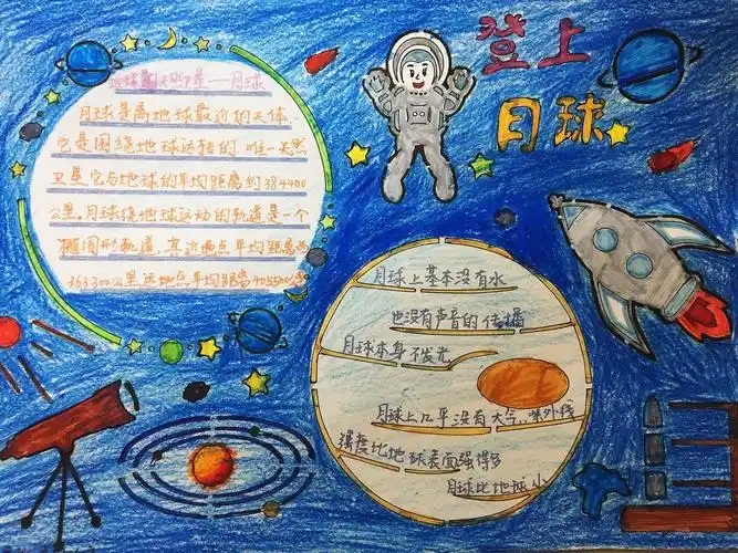 三年三班     《登上月球》刘彬宇