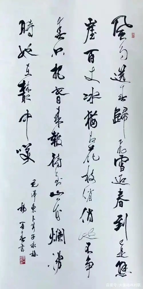 杨再春书法欣赏自立门户为何被吐槽是江湖体