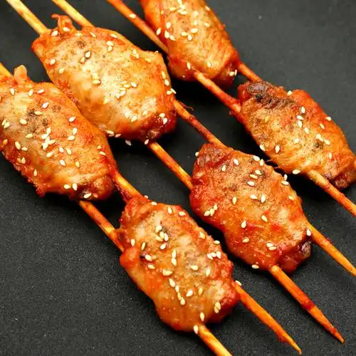 和顺奥尔良烤翅串900g20冷冻油炸半成品夜市摆摊商用生鸡翅