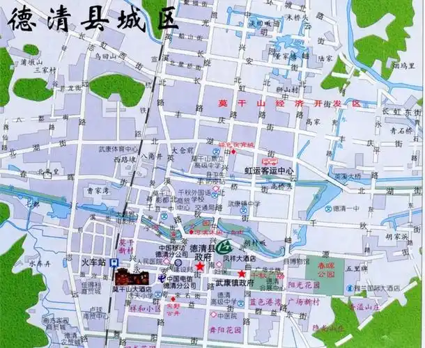 浙江德清县有哪几个镇,浙江德清县地图,浙江德清县特产