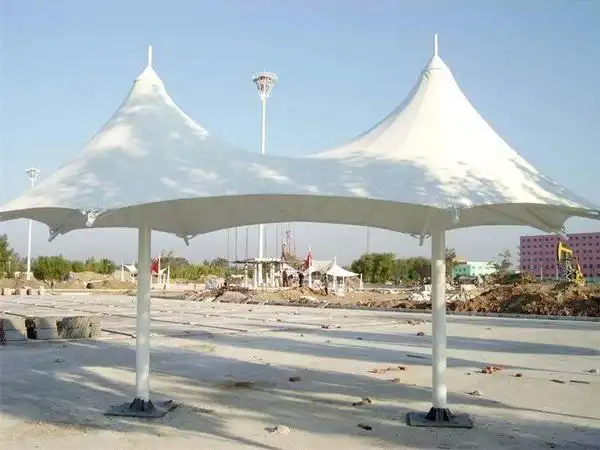 广场帽型膜结构