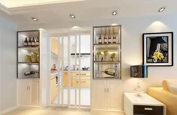 厨房隔断门柜最流行怎么布置?-惠修网