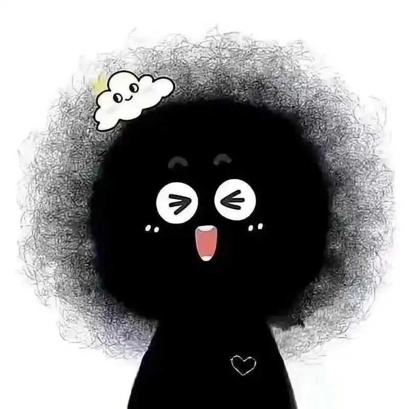 超可爱爆炸头头像 有男友的和男友用,没有男友的和闺蜜用,都很nice呀