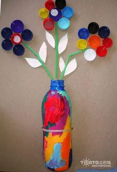 幼儿园废旧物饮料瓶手工制作图片大全