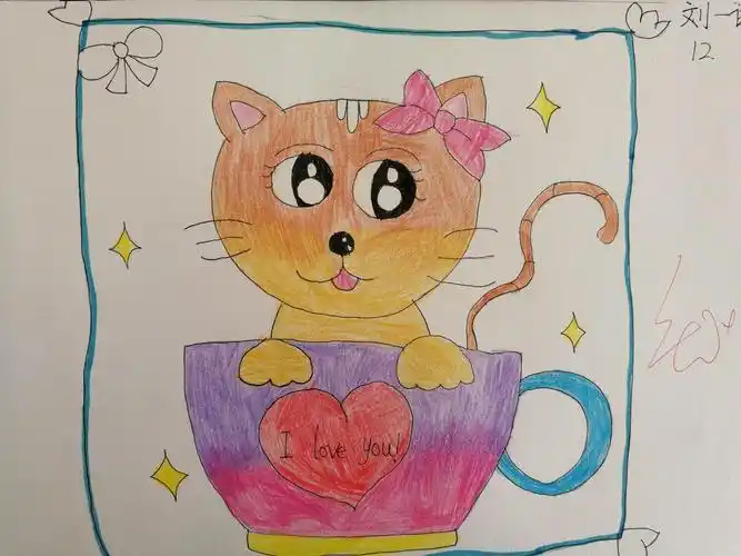 人美版四年级美术上册学生优秀作品展