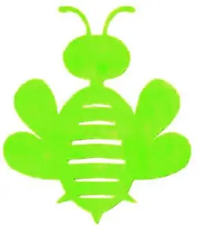 儿童简单剪纸图案步骤蜜蜂