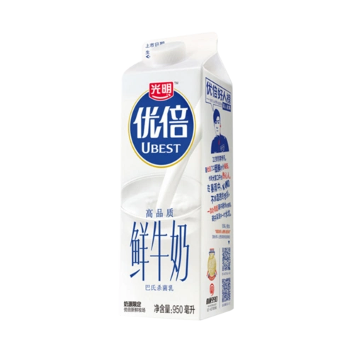优倍纯牛奶