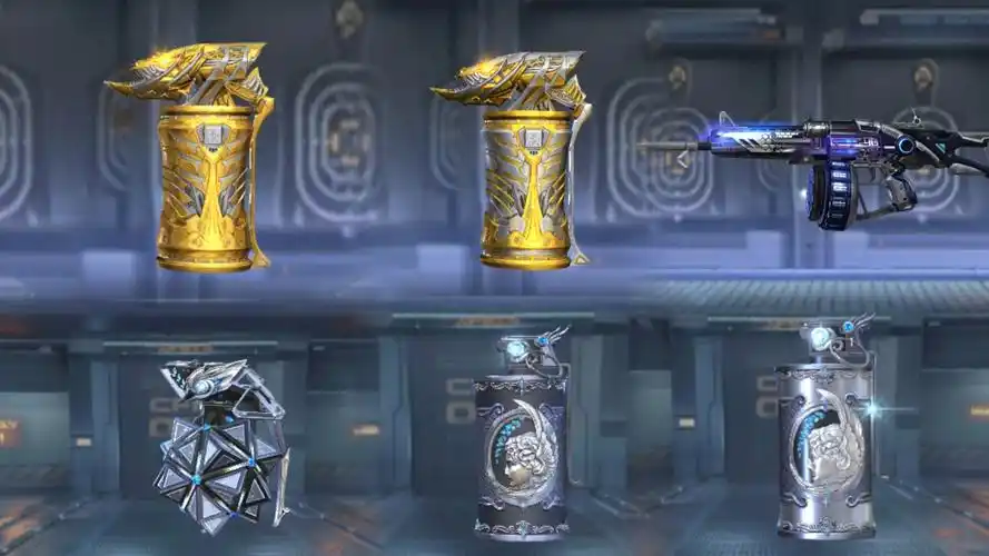 周的游戏商城将会上线王者之势闪光弹,王者之势烟雾弹,天使投掷物套装