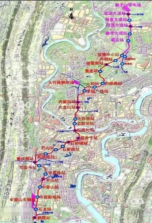 展望重庆轨道交通5号线南段通车时间:长达8年,受到重庆西站影响