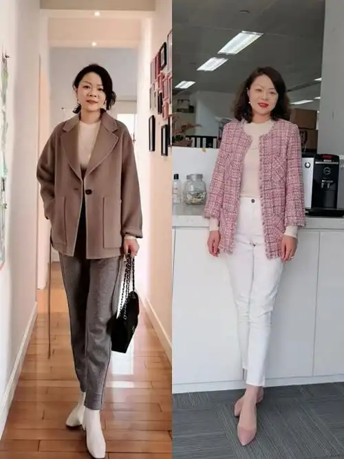 40岁的上班族女人,穿衣要减龄更要有气质,16套职场穿搭拿走不谢