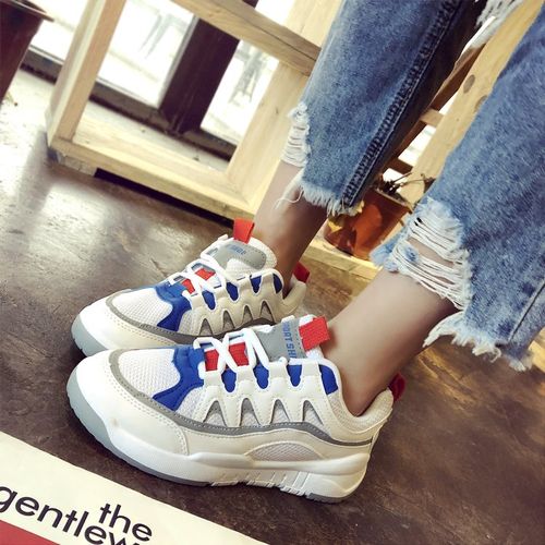 春夏新款ifashion女鞋世家巴黎老爹鞋原宿增高鞋ins超火小白鞋 女