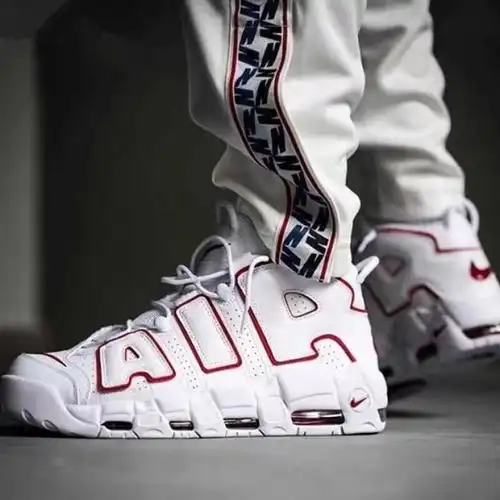 皮蓬大air全掌气垫实战篮球鞋百搭情侣鞋休闲男女运动鞋 黑白灰 36