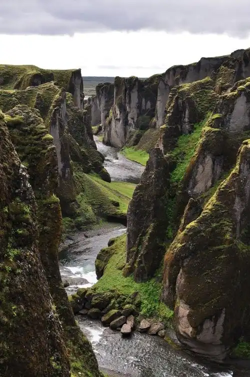 fjadrargljufur gorge, iceland