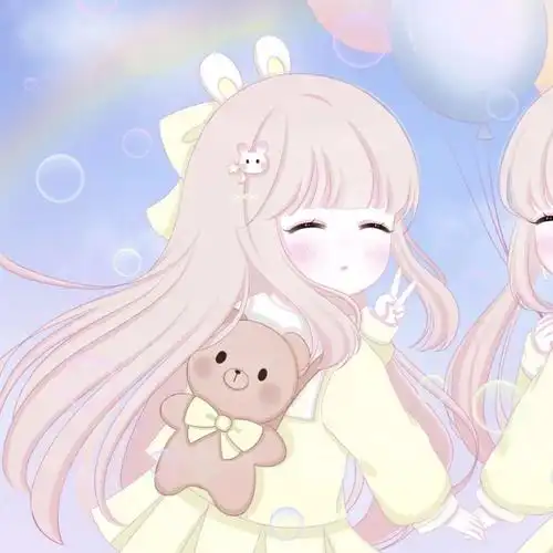 闺蜜头像超可爱的六一卡通四人闺蜜头像