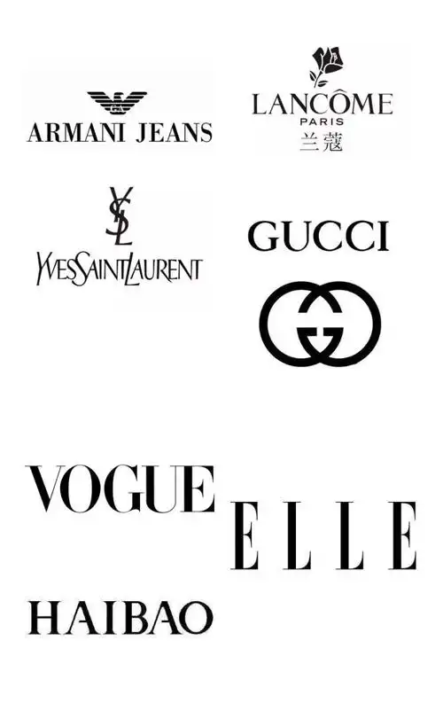 不得不提的vogue,haibao,elle,ysl,gucci.