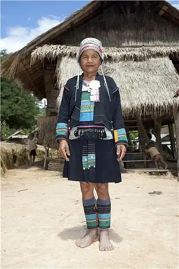 女人,阿卡族,老挝_高清图片_全景视觉