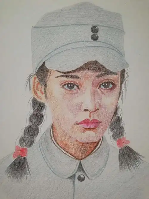 战场上的八路军女战士