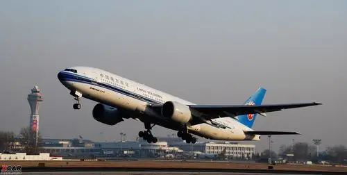 今日首都机场西跑道打飞机成果