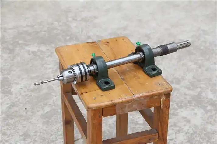 台钻轴主轴钻床台式钻床改装配件主轴传动套筒花键套轴皮带轮 单个