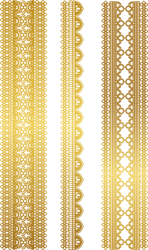 金色花边素材图片大全