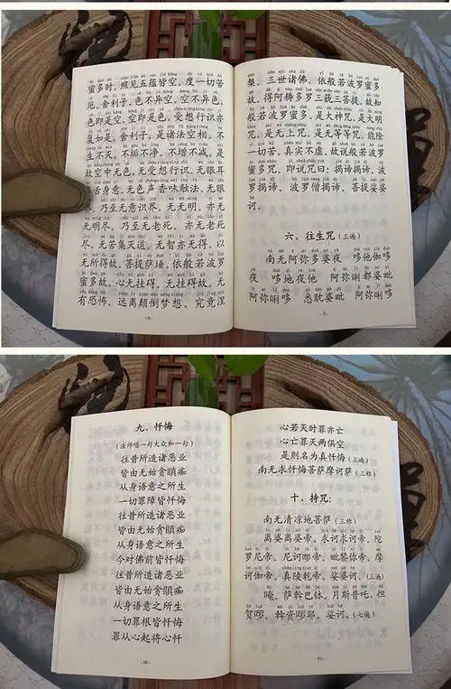 放生仪轨注音版读本简体拼音大字佛经读诵本念诵本佛教经书结缘