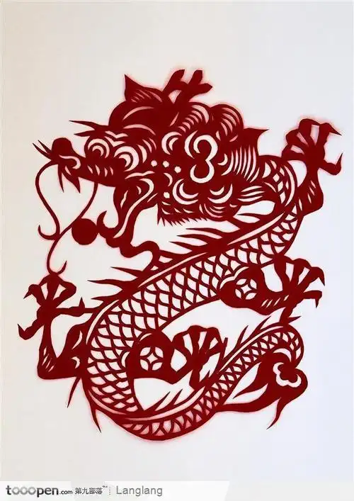 剪纸龙