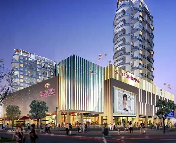 购物广场设计效果图 购物广场图片大全