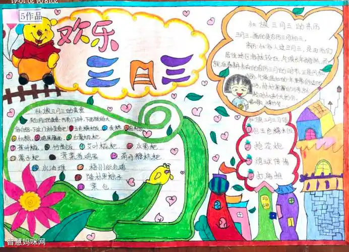 广西壮族三月三手抄报图片