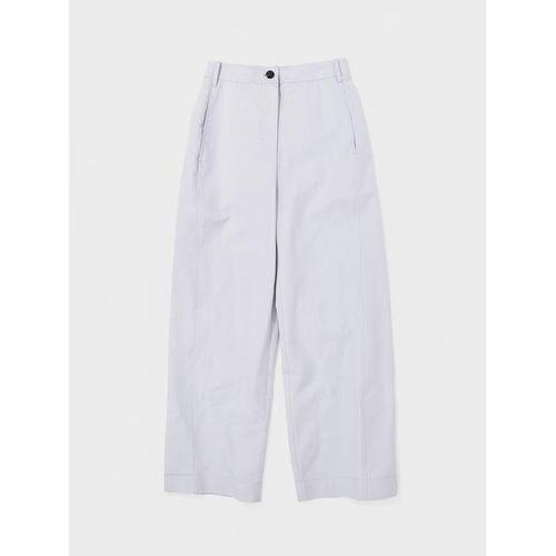 low classic女款浅灰色高腰休闲裤|stitch pants (light grey)