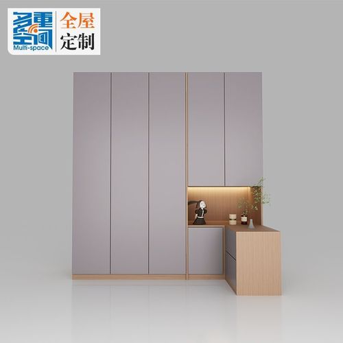 衣柜带床头柜一体卧室家用大衣橱组合收纳柜子小房间现代简约