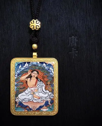 热贡微唐卡密勒日巴