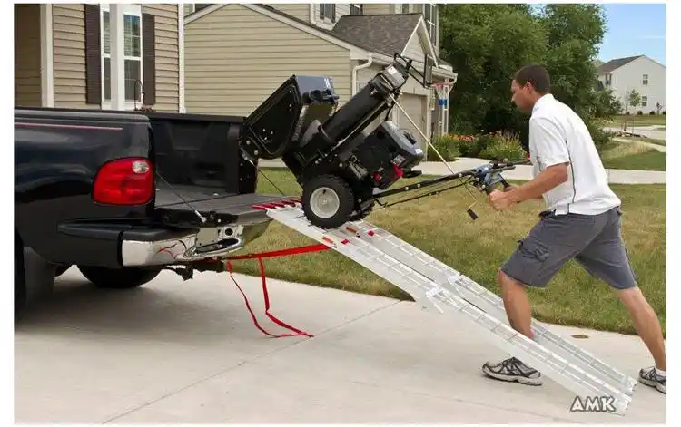 摩托车装载拖车运输装车卸货斜坡道上车神器铝合金登车桥坡板铝合金