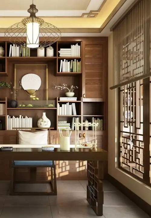 这7个新中式书房美绝了!难怪身边的老师,公务员纷纷要这样装! - 知乎