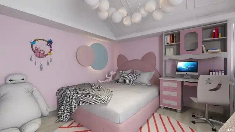 儿童儿童房装修效果图女孩_土巴兔装修网