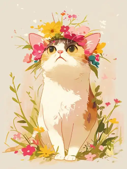 自从隔壁邻居养了只三花##三花猫##三花猫大美女##三花猫拟人##ai