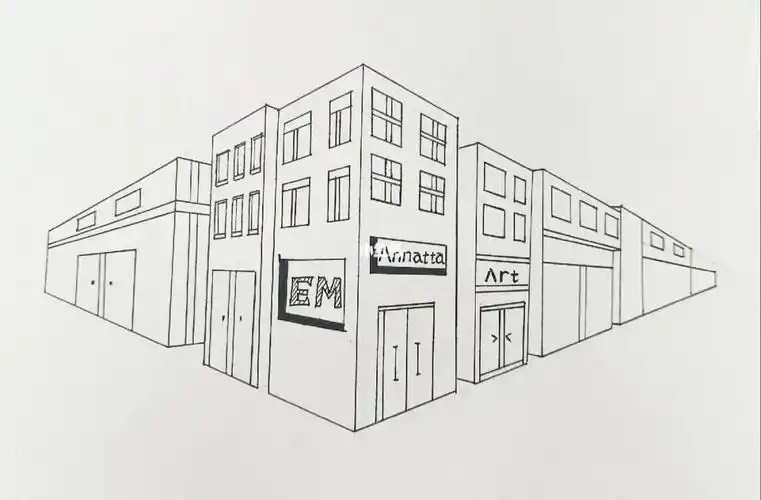 建筑透视第一次尝试