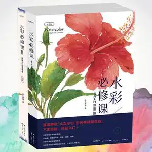 花卉入门技法详解 风景入门技法详解 冰儿萧萧著 水粉水彩画教程书籍