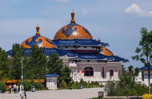 成吉思汗陵图片