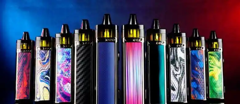 带屏幕可控制的电子烟,手动气动双吸模式